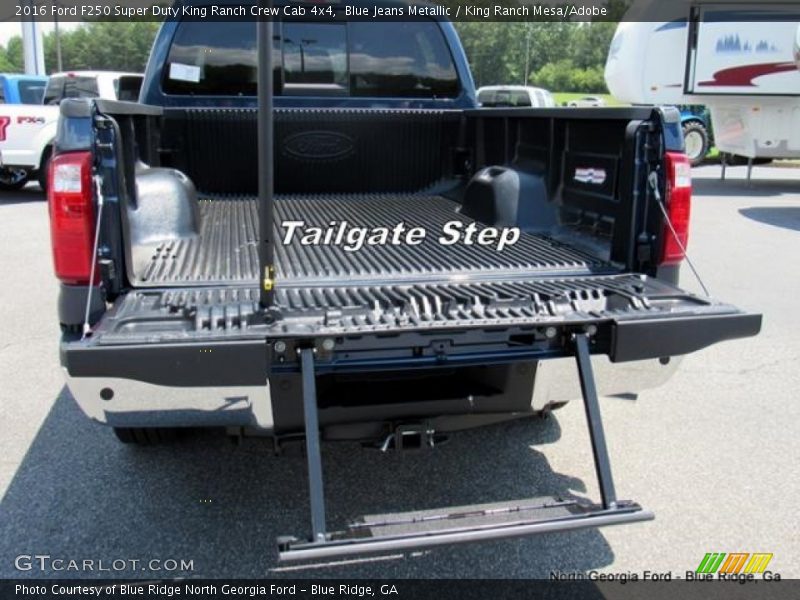 Blue Jeans Metallic / King Ranch Mesa/Adobe 2016 Ford F250 Super Duty King Ranch Crew Cab 4x4