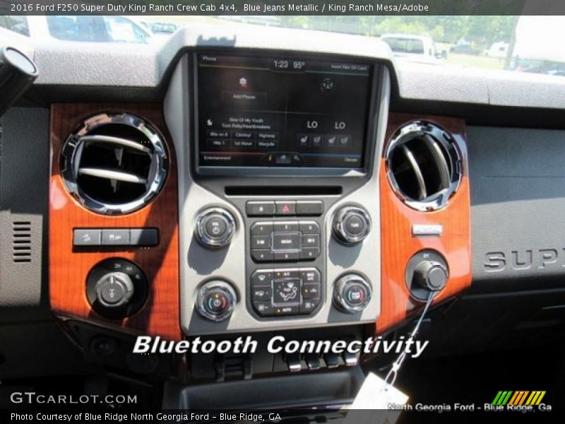 Blue Jeans Metallic / King Ranch Mesa/Adobe 2016 Ford F250 Super Duty King Ranch Crew Cab 4x4