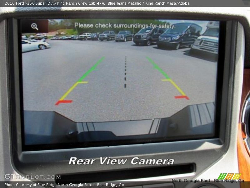 Blue Jeans Metallic / King Ranch Mesa/Adobe 2016 Ford F250 Super Duty King Ranch Crew Cab 4x4
