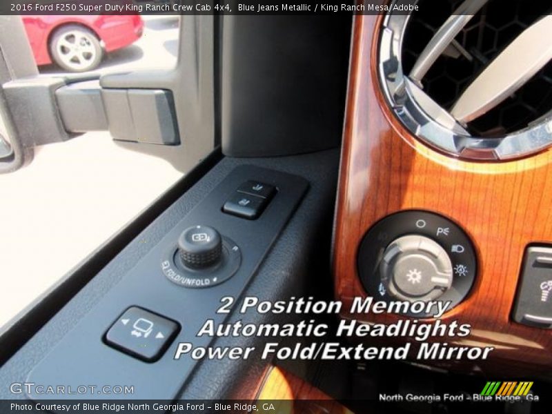 Blue Jeans Metallic / King Ranch Mesa/Adobe 2016 Ford F250 Super Duty King Ranch Crew Cab 4x4