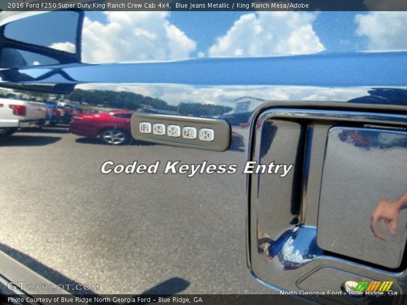 Blue Jeans Metallic / King Ranch Mesa/Adobe 2016 Ford F250 Super Duty King Ranch Crew Cab 4x4