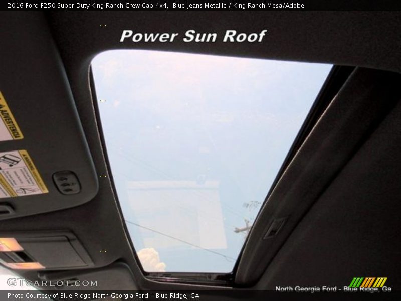 Blue Jeans Metallic / King Ranch Mesa/Adobe 2016 Ford F250 Super Duty King Ranch Crew Cab 4x4