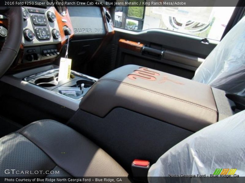 Blue Jeans Metallic / King Ranch Mesa/Adobe 2016 Ford F250 Super Duty King Ranch Crew Cab 4x4
