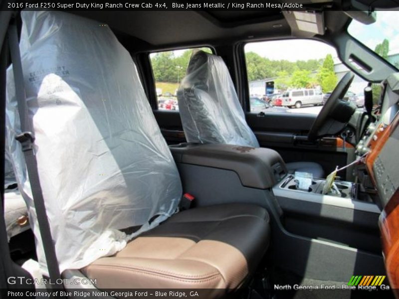 Blue Jeans Metallic / King Ranch Mesa/Adobe 2016 Ford F250 Super Duty King Ranch Crew Cab 4x4