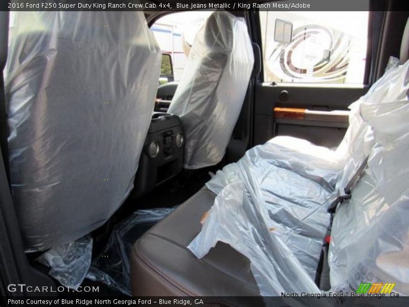 Blue Jeans Metallic / King Ranch Mesa/Adobe 2016 Ford F250 Super Duty King Ranch Crew Cab 4x4