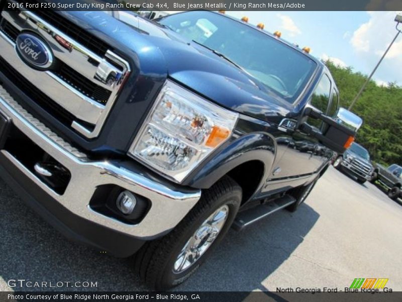 Blue Jeans Metallic / King Ranch Mesa/Adobe 2016 Ford F250 Super Duty King Ranch Crew Cab 4x4