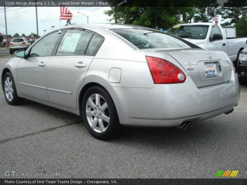 Liquid Silver Metallic / Black 2006 Nissan Maxima 3.5 SL