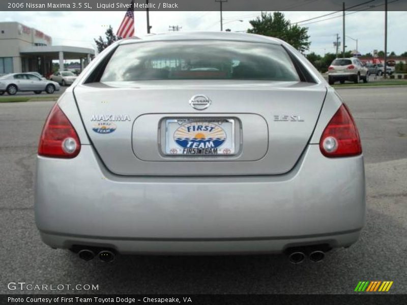 Liquid Silver Metallic / Black 2006 Nissan Maxima 3.5 SL