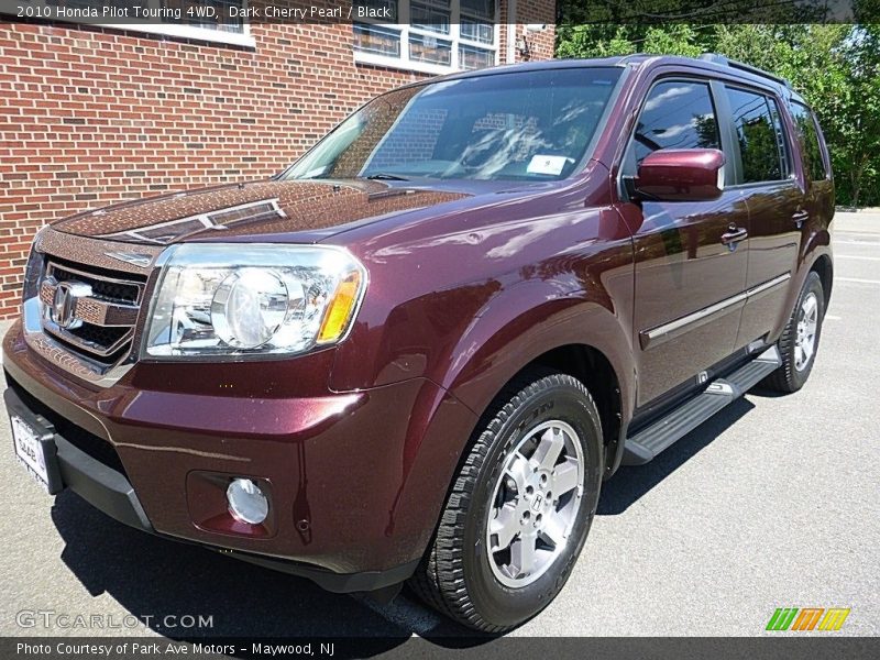 Dark Cherry Pearl / Black 2010 Honda Pilot Touring 4WD