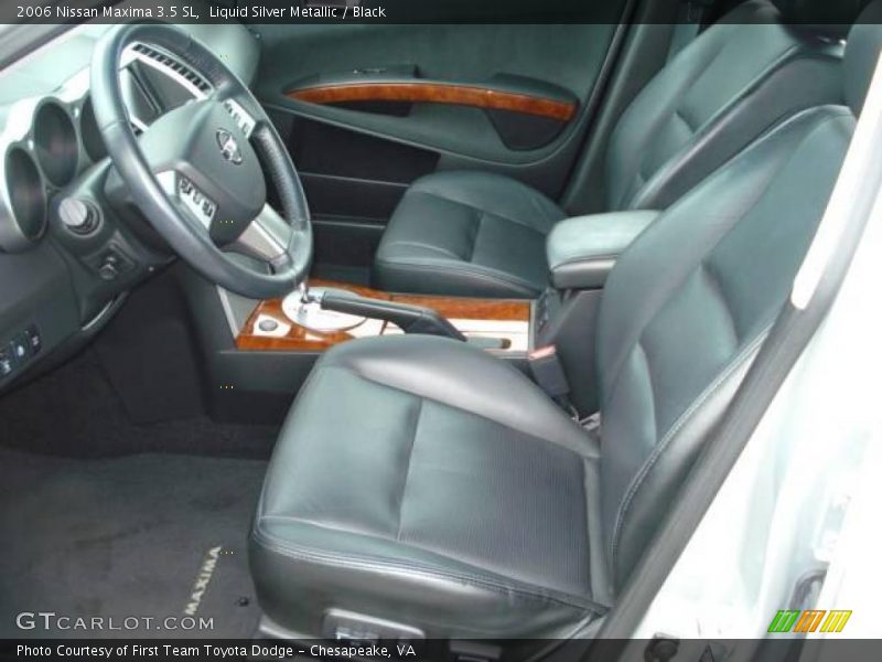 Liquid Silver Metallic / Black 2006 Nissan Maxima 3.5 SL