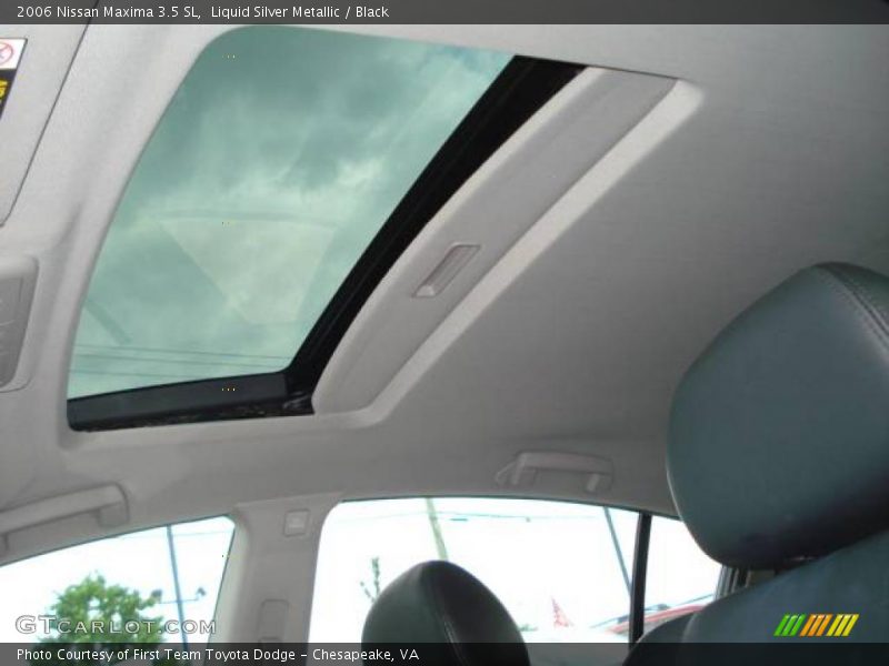 Liquid Silver Metallic / Black 2006 Nissan Maxima 3.5 SL