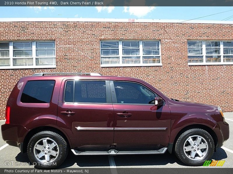 Dark Cherry Pearl / Black 2010 Honda Pilot Touring 4WD