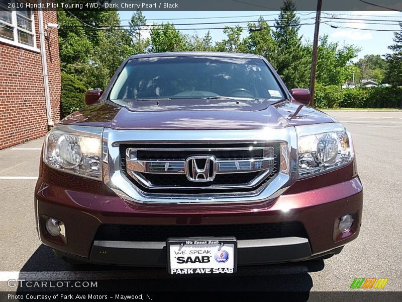 Dark Cherry Pearl / Black 2010 Honda Pilot Touring 4WD