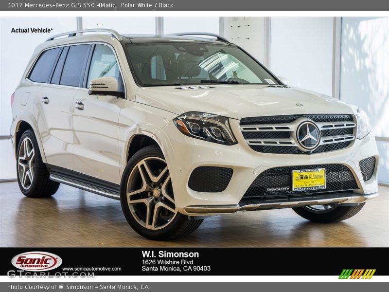 Polar White / Black 2017 Mercedes-Benz GLS 550 4Matic