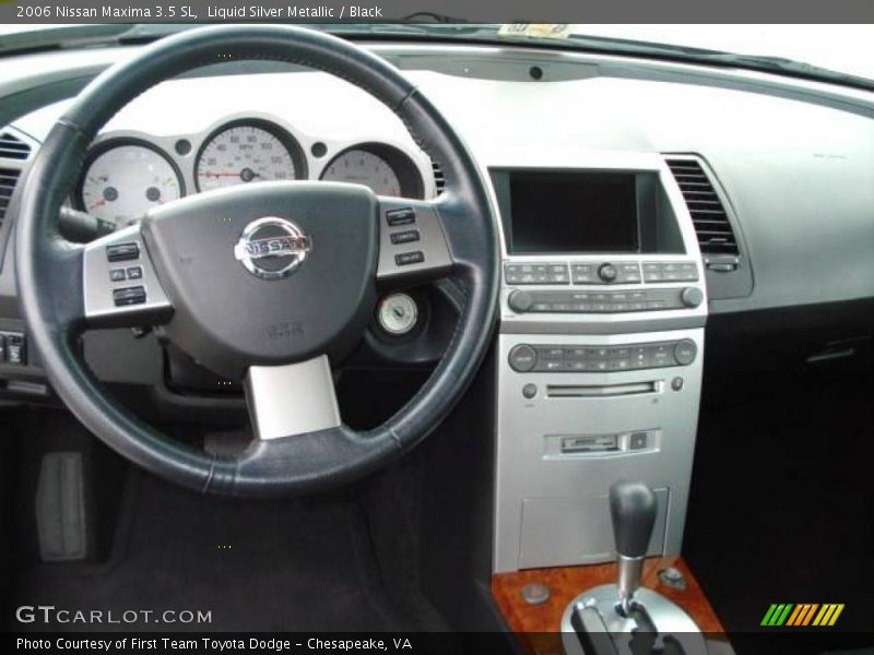 Liquid Silver Metallic / Black 2006 Nissan Maxima 3.5 SL