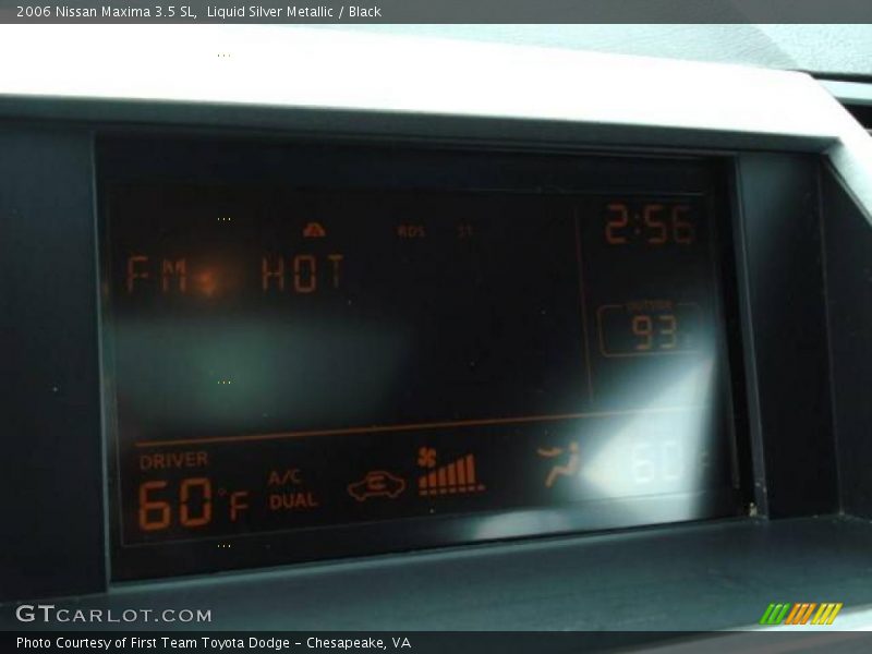 Liquid Silver Metallic / Black 2006 Nissan Maxima 3.5 SL
