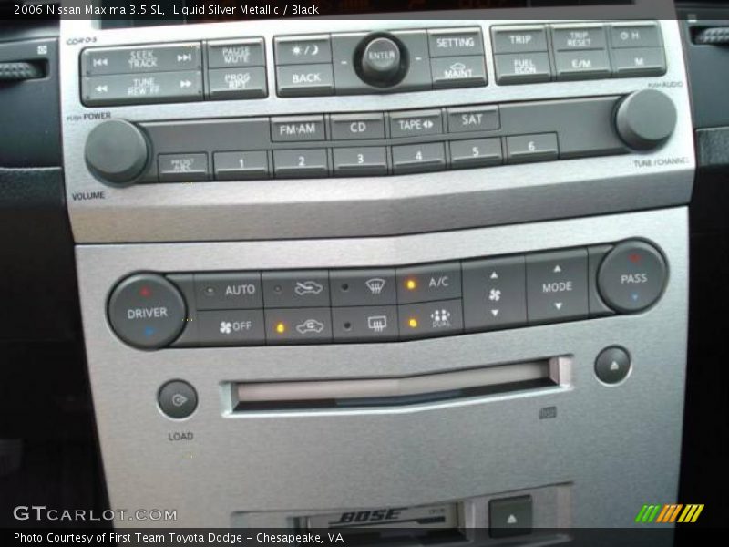 Liquid Silver Metallic / Black 2006 Nissan Maxima 3.5 SL