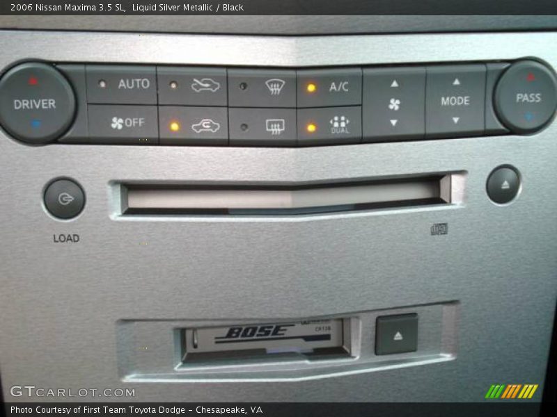 Liquid Silver Metallic / Black 2006 Nissan Maxima 3.5 SL