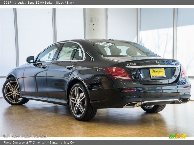 Black / Black 2017 Mercedes-Benz E 300 Sedan