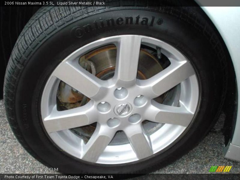 Liquid Silver Metallic / Black 2006 Nissan Maxima 3.5 SL
