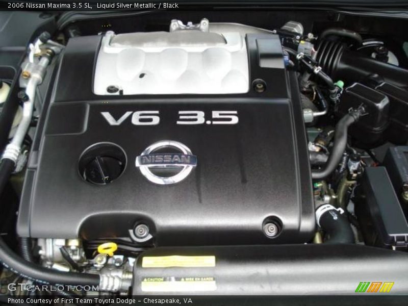 Liquid Silver Metallic / Black 2006 Nissan Maxima 3.5 SL