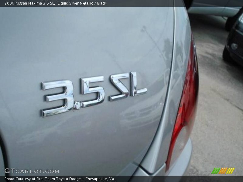Liquid Silver Metallic / Black 2006 Nissan Maxima 3.5 SL