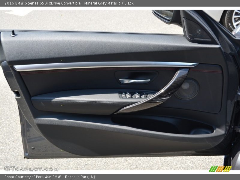 Mineral Grey Metallic / Black 2016 BMW 6 Series 650i xDrive Convertible