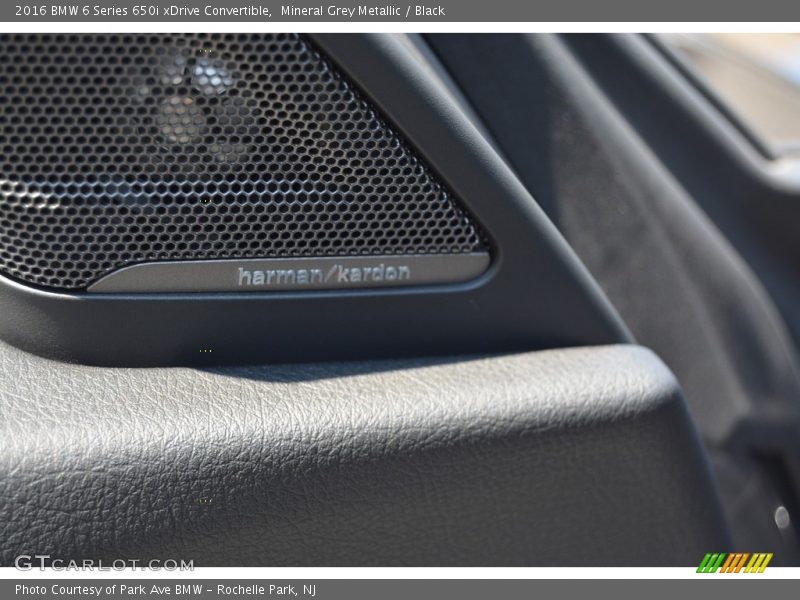 Mineral Grey Metallic / Black 2016 BMW 6 Series 650i xDrive Convertible