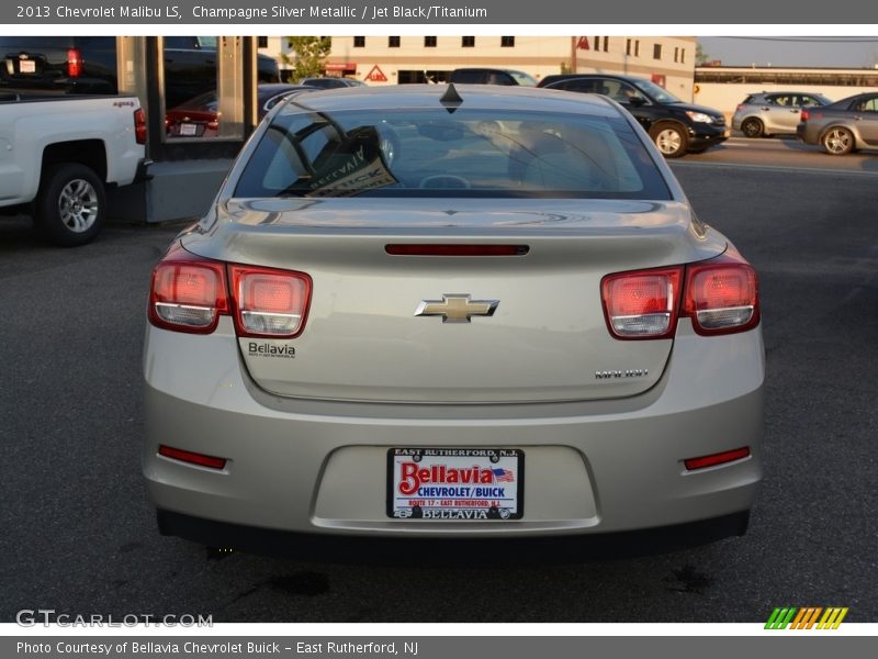 Champagne Silver Metallic / Jet Black/Titanium 2013 Chevrolet Malibu LS