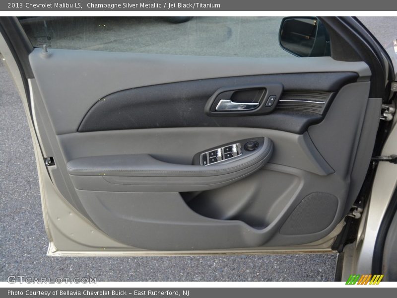 Champagne Silver Metallic / Jet Black/Titanium 2013 Chevrolet Malibu LS