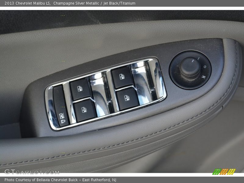 Champagne Silver Metallic / Jet Black/Titanium 2013 Chevrolet Malibu LS