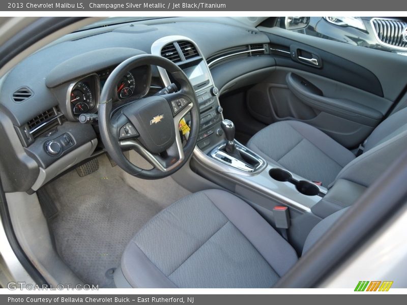 Champagne Silver Metallic / Jet Black/Titanium 2013 Chevrolet Malibu LS