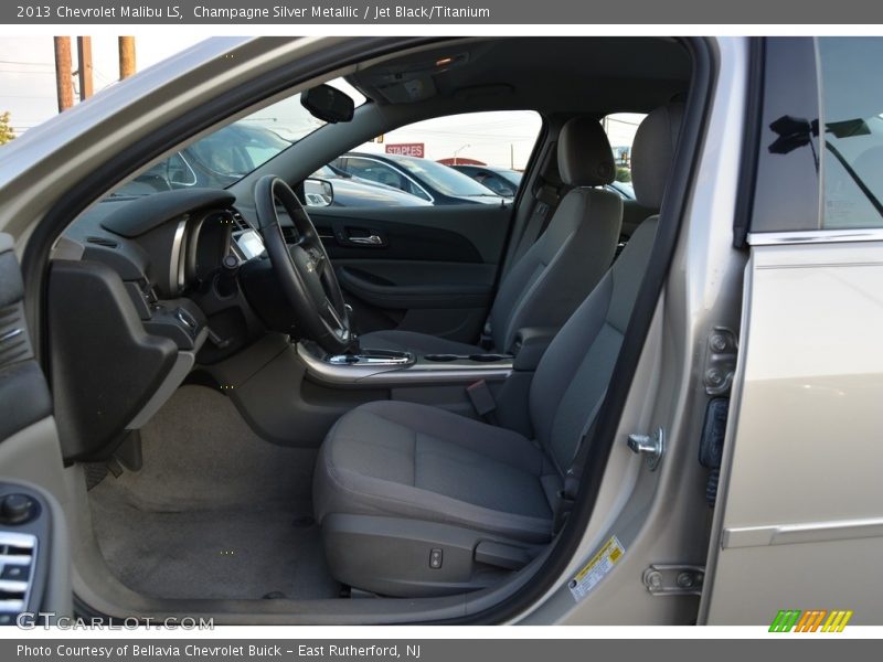 Champagne Silver Metallic / Jet Black/Titanium 2013 Chevrolet Malibu LS