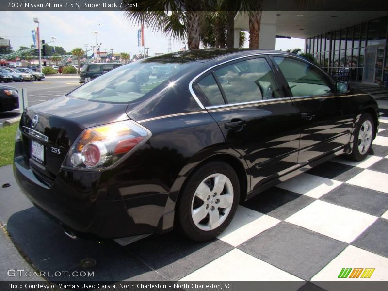 Super Black / Frost 2007 Nissan Altima 2.5 S
