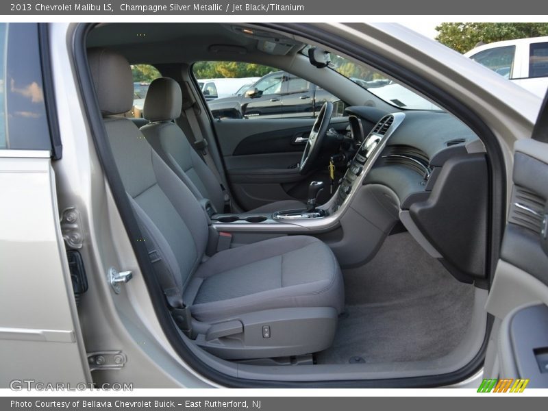 Champagne Silver Metallic / Jet Black/Titanium 2013 Chevrolet Malibu LS