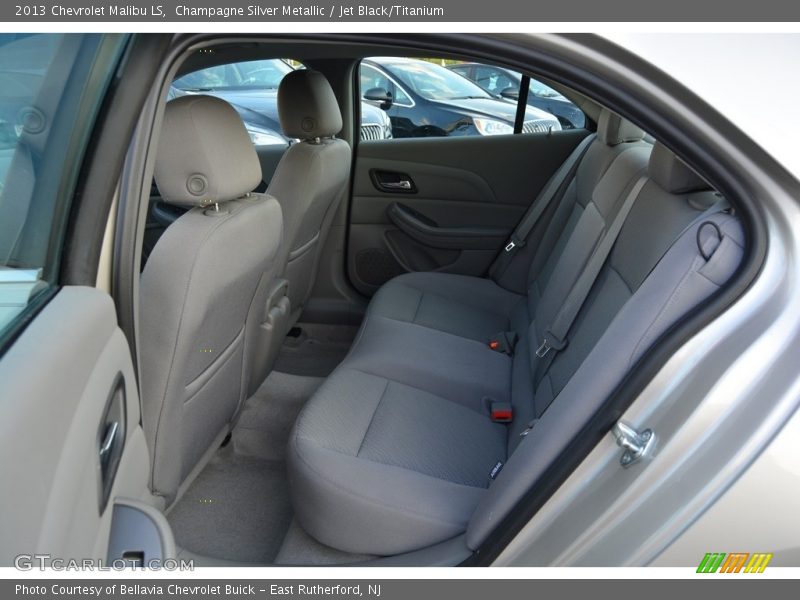 Champagne Silver Metallic / Jet Black/Titanium 2013 Chevrolet Malibu LS