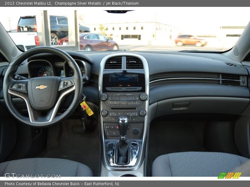 Champagne Silver Metallic / Jet Black/Titanium 2013 Chevrolet Malibu LS