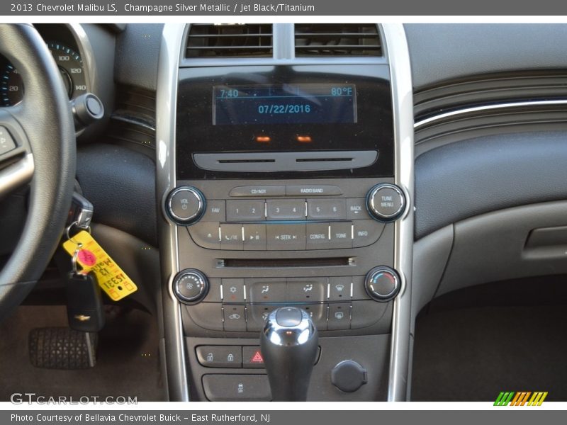Champagne Silver Metallic / Jet Black/Titanium 2013 Chevrolet Malibu LS