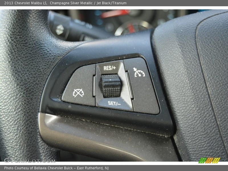 Champagne Silver Metallic / Jet Black/Titanium 2013 Chevrolet Malibu LS