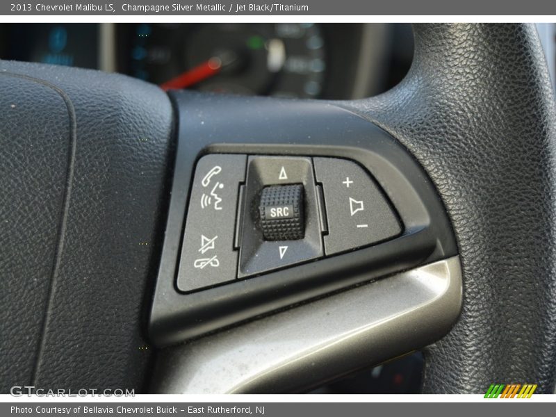 Champagne Silver Metallic / Jet Black/Titanium 2013 Chevrolet Malibu LS