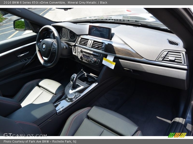 Mineral Grey Metallic / Black 2016 BMW 6 Series 650i xDrive Convertible