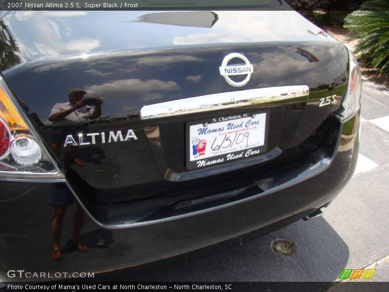 Super Black / Frost 2007 Nissan Altima 2.5 S