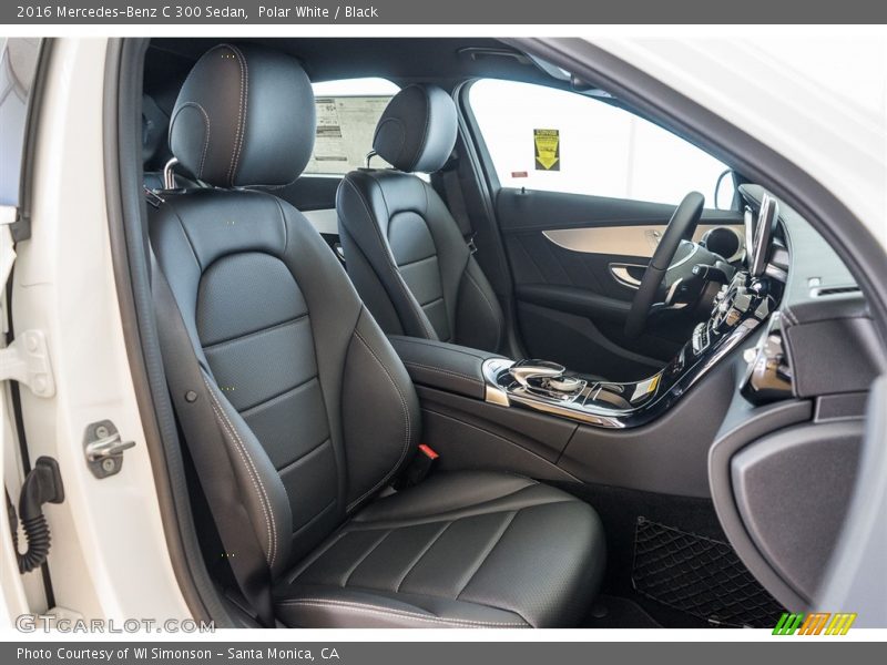 Polar White / Black 2016 Mercedes-Benz C 300 Sedan