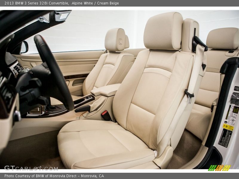 Alpine White / Cream Beige 2013 BMW 3 Series 328i Convertible