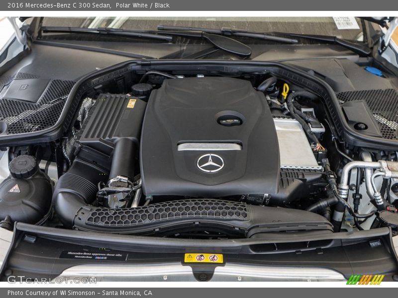 Polar White / Black 2016 Mercedes-Benz C 300 Sedan