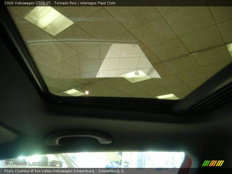 Tornado Red / Interlagos Plaid Cloth 2006 Volkswagen GTI 2.0T