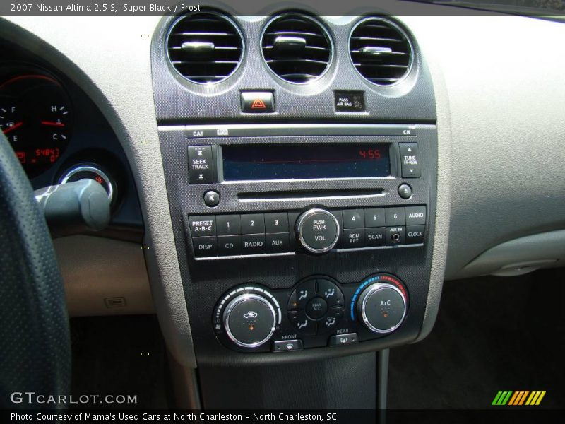 Super Black / Frost 2007 Nissan Altima 2.5 S