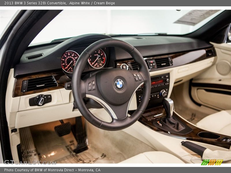 Alpine White / Cream Beige 2013 BMW 3 Series 328i Convertible