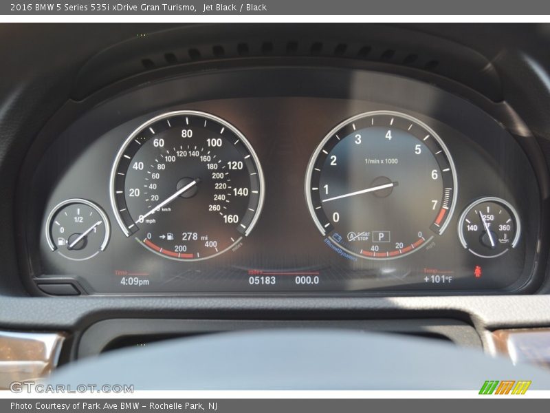 Jet Black / Black 2016 BMW 5 Series 535i xDrive Gran Turismo