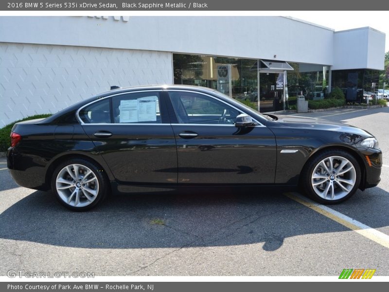 Black Sapphire Metallic / Black 2016 BMW 5 Series 535i xDrive Sedan